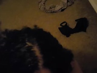 Cum on NY milfs face