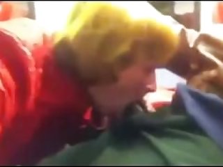 Voyeur Interracial Video in Train White