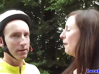 British milf in stockings assfucked