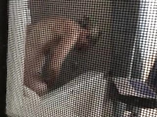 Voyeuring my beautiful naked mom