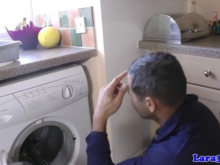 Dicksucking glam milf pounded and