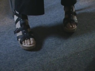 Friend's feet under the desk 6