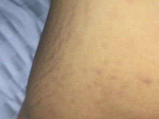 Fucking wife with dildo til she squirts.