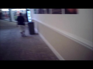 Following Sexy Granny