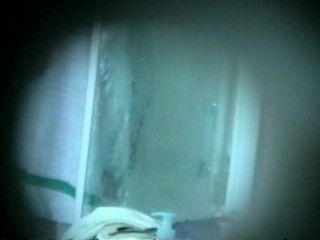 Visiting friend J showers hidden cam